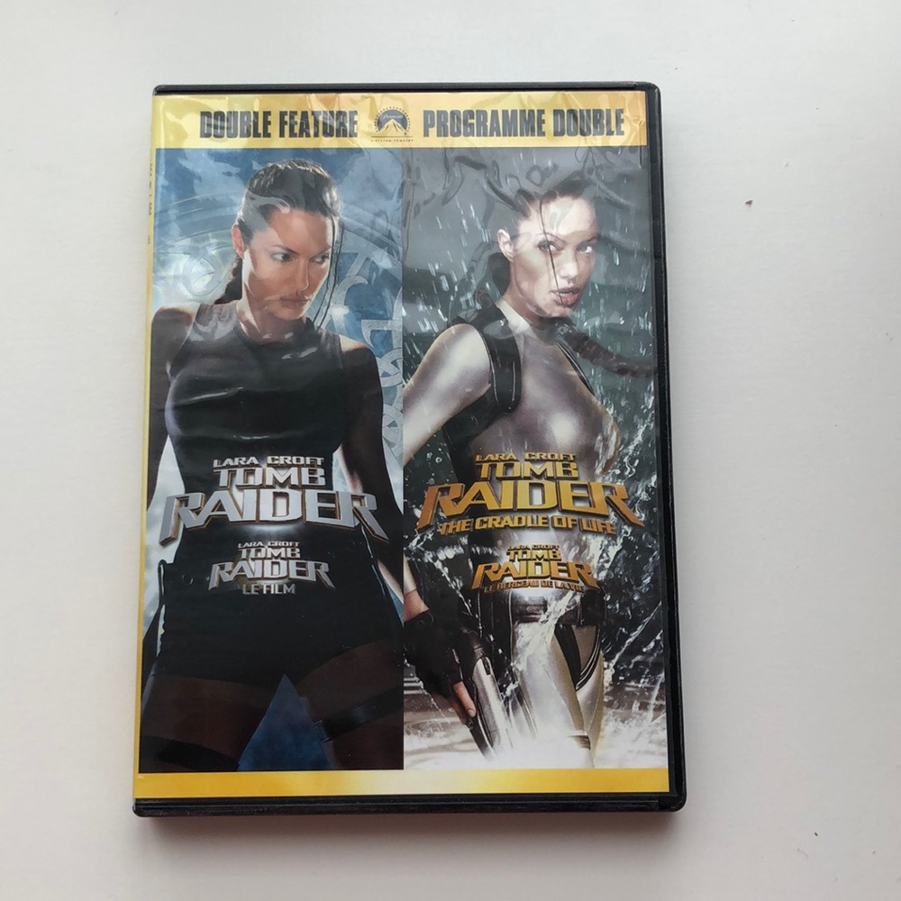 4/$20 Tomb Raider Lara Croft DVD Double feature